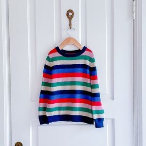 Mini Boden stripe lurex subtly sparkly stripy sweater